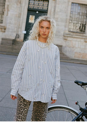 Vanilla skjorte Dusty Stripes Sissel Edelbo 